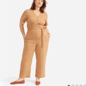 Everlane Linen Jumpsuit sz 6 NWT